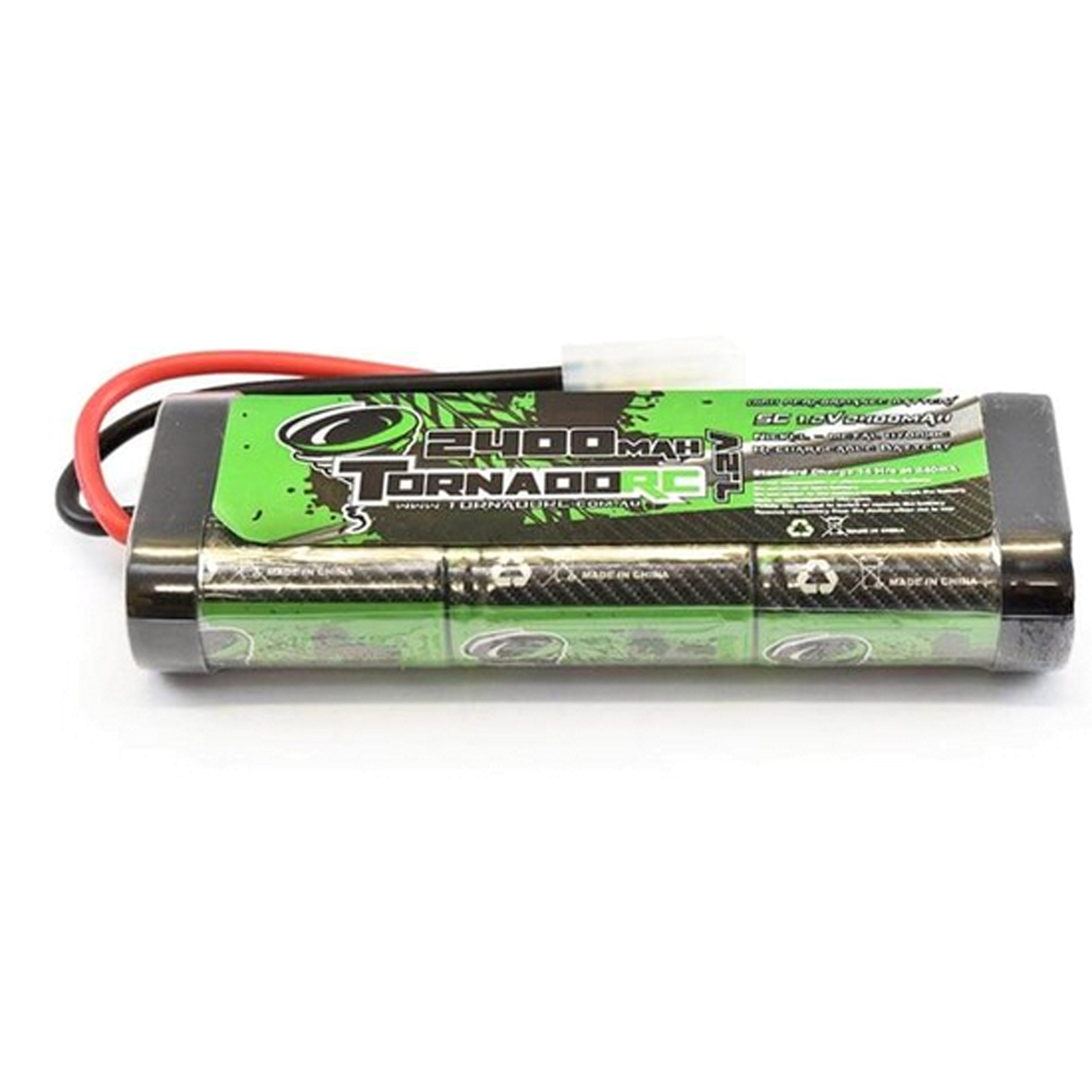 Tornado RC 7.2v 2400mah Stick Pack Battery For RC Radio Control Car - Tamiya Connector